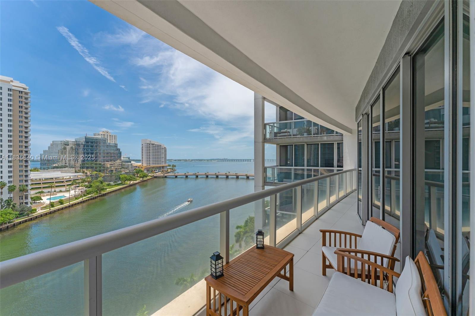 Stunning bay liner unit on the 10th floor featuring 2 bedrooms, 2 bathrooms, a den, and a 1-car parking conveniently located on the same floor in the prestigious Icon Brickell Tower 2. Enjoy breathtaking water and city views, tile flooring throughout, custom master closets, and high-end appliances with Italian kitchen cabinetry. The building offers resort-style amenities like an infinity-edge pool, an Olympic-sized pool, on-site restaurants, valet and concierge services, a luxurious spa, a modern fitness center, a movie theater, and a billiard room. Located within walking distance to downtown, Brickell City Center, Mary Brickell Village, Whole Foods, Bayfront Park, and more. Basic cable and internet are included.
