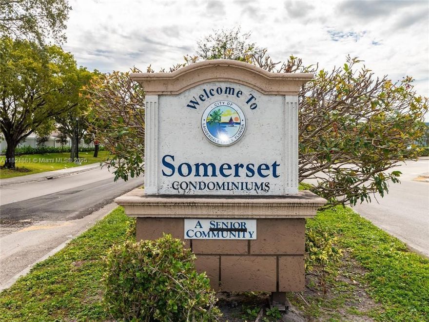 Beautiful unit at Somerset At Lauderdale Lakes. Spacious 2 bedroom 2 bathroom condo, 1,010 sq. ft. Fully furnished, well maintained, granite counter tops, stainless steel appliances, tile floors and enclosed balcony. Amenities include recreational room and community pool. Perfect opportunity for a family or an investor. Many restaurants and shops nearby, and close to I95.