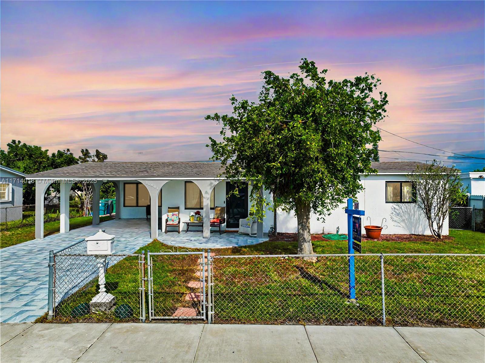 Welcome to this beautiful single-family home offering 4 bedrooms and 3 bathrooms. This property boasts spacious living areas, including a living room, kitchen, family room, and dining area. The primary bedroom is generously sized, complemented by an en-suite bathroom with a tub and a shower. Dedicated laundry room and a spacious carport & driveway for multiple car parking. Step outside to a large yard featuring a screened-in pool and patio—perfect for relaxation or entertaining guests. Located in Richmond Heights, a prime central location near US-1 and the Florida Turnpike, this home is just minutes from restaurants and shopping centers. Best of all, there’s NO HOA! Don’t miss out on this incredible opportunity. Enjoy an immersive 3D virtual tour. NO HOA!!! May the FORCE be with you!