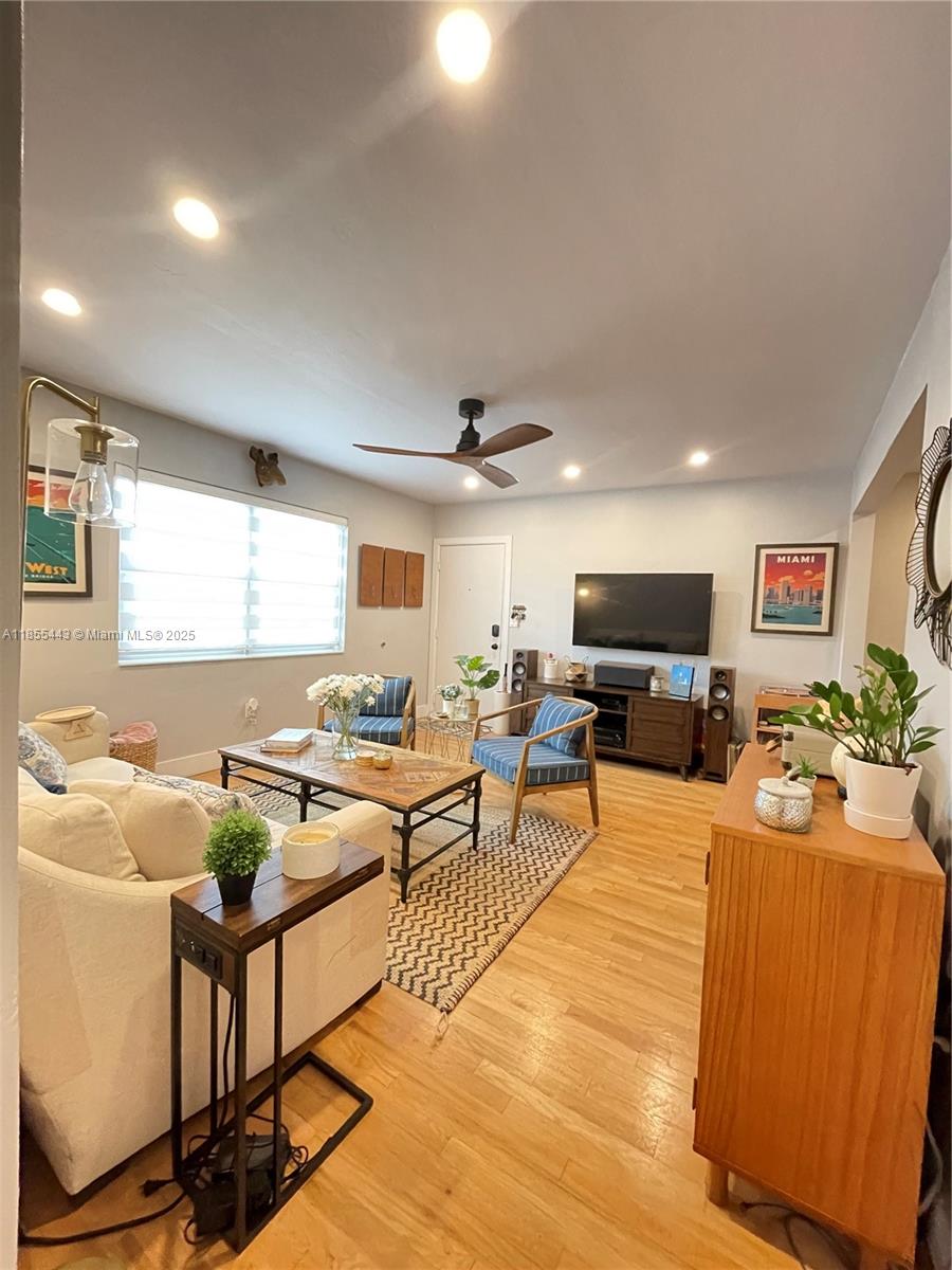 2-bedroom, 1-bath condo just steps from The Shops at Sunset Place, South Miami dining, and the Metrorail. This cottage-style home features a bright open living/dining area, a well-appointed kitchen, and two generous bedrooms with excellent closet space, Hurricane Impact Windows and a Titan tankless water heater. Enjoy a private garden courtyard with lush, Fairchild Garden–inspired foliage. Natural light, easy-care finishes, and a smart layout make it truly move-in ready. Prime location near the University of Miami, Dadeland, Coral Gables, and major routes (US-1 & SR-826) for effortless commuting. Great as a primary residence or pied-à -terre. Association requires two years of ownership before leasing.