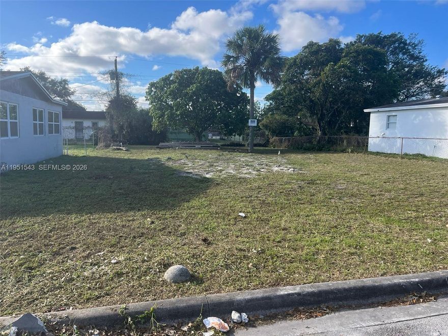 Residential vacant lot in a prime Fort Lauderdale location within the Washington Park community. Ideal opportunity for a builder, investor, or individual/family looking to build a custom dream home. Excellent accessibility—just minutes from Fort Lauderdale–Hollywood International Airport (FLL), Downtown Fort Lauderdale, major beaches, and I-95. Convenient location with strong development potential.
