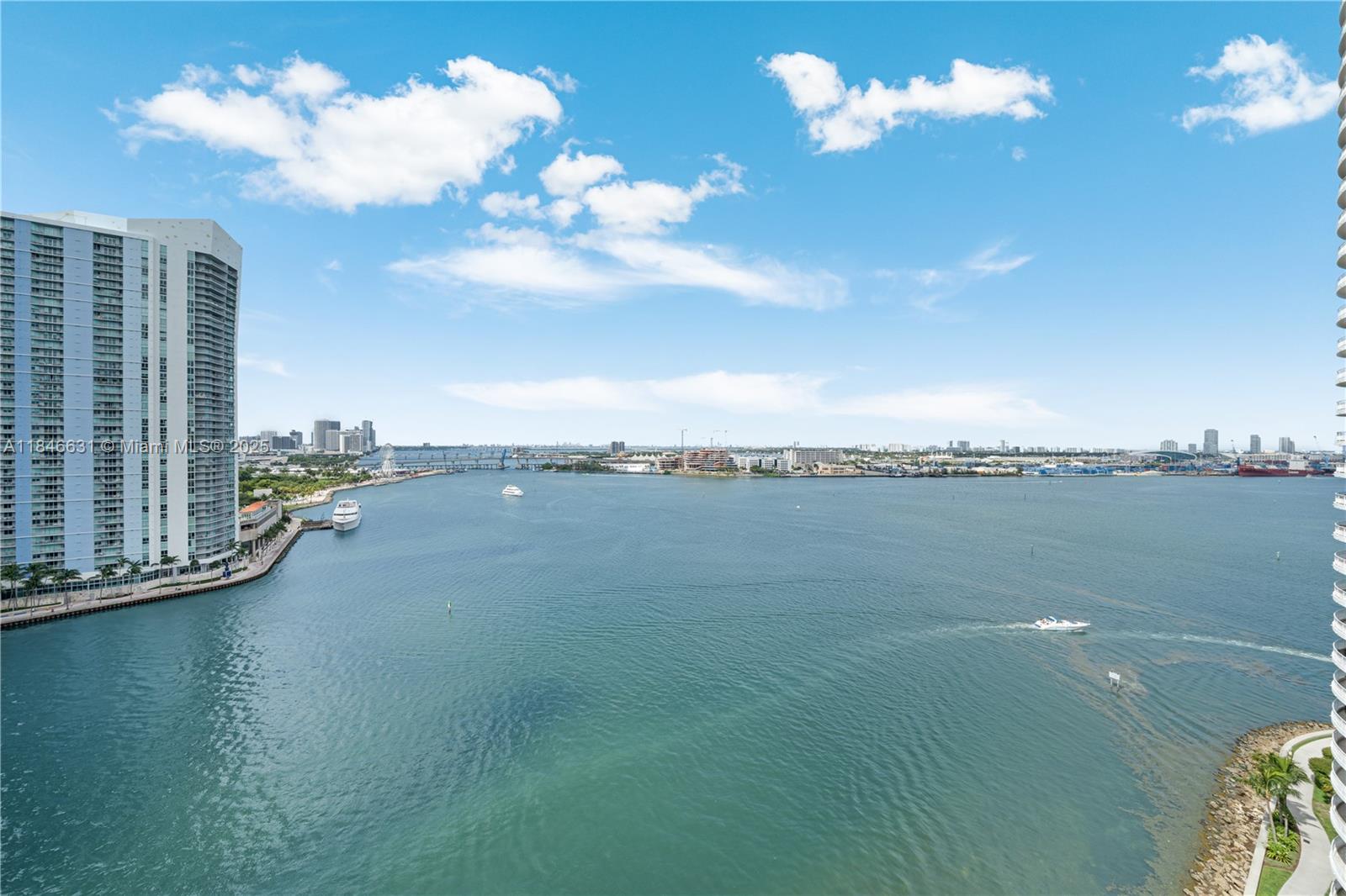 One Tequesta Point Beauty - Enjoy incredible direct water views from this corner 2 Bed/2.5 bath unit. One Tequesta Point condo in the exclusive Brickell Key was just recently renovated: luxurious new lobby, updated corridors and common areas. Unit features split bedroom floor plan, two private balconies (enjoy River, City and Bay views), 2 assigned parking spaces. Building amenities include: 24-hour concierge, valet, private gate house entrance, pool with grilling areas, gym, all-purpose community room, business center, on site manager, squash court, and so much more. The Island offers a walk-path all around the island, convenience store, hair saloon, and incredible dining options, and soon to come the new Mandarin Hotel and Residences. Your own private oasis steps from Brickell.