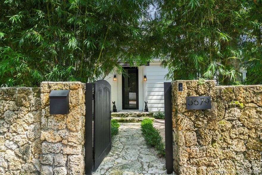 Originally built in the 1930's, this beautiful two-story home has been remodeled and restored with new hardwood floors, top of the line appliances and fixtures throughout. Featuring 2,480 s/f of living space, the expansive layout creates a feeling of openness throughout. The first floor offers a large living and dining room area - perfect for entertaining - as well as two guest bedrooms. The Master retreat is located on the second floor. As you enter the Zen-like, fully landscaped backyard, you are greeted by a cabana style guest house (can be converted to a 4th bedroom) and pool. From the beautifully redone exterior, private parking for 8 cars to the more structural improvements such as reinforced foundation, new backyard plumbing and decking, this oasis is ready for you to call home.