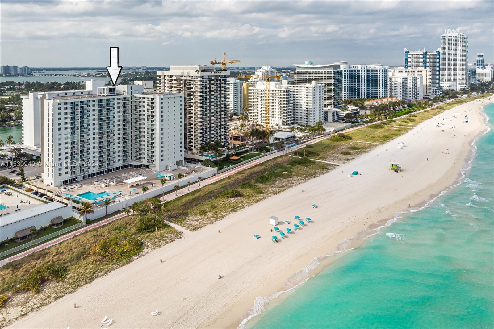 Rental Property at 5701 Collins Ave 412, Miami Beach, Miami-Dade County, Florida - Bedrooms: 2 
Bathrooms: 2  - $4,500 MO.