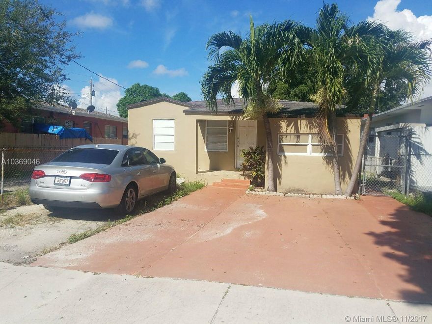 32 & 34 NW 49 Ave; TENANT OCCUPIED, DO NOT DISTURB; Rare Duplex composed of 2 detached homes. Rear unit (2/2) was rebuilt in 2014 (walls, roof, flooring, windows, electrical, kitchen and bathrooms) with permits. Front unit (2/1 w den) had cosmetic repairs only. Property is being sold as is. Has no open violations nor permits. Centrally located in central Miami in close proximity to Flagler, 836 and 47th Avenue. Great for an owner/ occupant and rent out unit 1. By appointment only. Call today wont last!