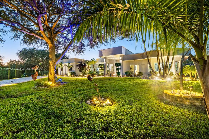 Welcome to Casa Bella Vita a hidden gem that perfectly blends luxury, comfort, & modern sophistication. Nestled on nearly an acre, this 4-bed, 3-bath estate offers approx. 3,800 SF under air & has been recently updated w a new roof (2023), exterior paint, a stunning new Spanish glass-tile pool w expanded deck & heater (2024). A reinforced expanded driveway accommodates a 25-ton RV w Electric & water. Enjoy an entertainer’s paradise featuring an outdoor kitchen, bocce court, & koi pond surrounded by lush 10-ft Podocarpus hedges & professional landscape lighting. Inside, discover elegant new flooring, Sub-Zero & Fulgor Milano appliances, quartz counters, smart-home automation, & a spa-inspired primary suite. Casa Bella Vita, where every detail celebrates the art of living beautifully.