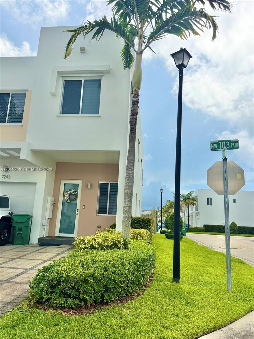 Located in the heart of Doral, this beautifully maintained townhome in the desirable Neovita community offers the perfect blend of comfort, convenience, and lifestyle. Enjoy easy access to the Florida Turnpike and Palmetto Expressway, making commuting throughout Miami-Dade effortless. Surrounded by top-rated schools, parks, shopping, dining, and entertainment, this home is ideally situated in one of Doral’s most sought-after residential areas. Neovita is a well-established community known for its excellent amenities, family-friendly atmosphere, and prime location — an exceptional opportunity to enjoy the best of South Florida living.