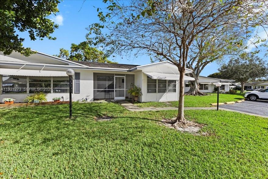 Discover comfort, convenience, and an active lifestyle in this beautifully remodeled 2-bedroom, 2-bath home in the heart of Plantation! Freshly updated from top to bottom, this home features spacious living areas, modern finishes, and easy-access walk-in showers in both bathrooms—perfect for anyone looking for a stylish, safer, and low-maintenance design. The bright, open layout creates a warm and welcoming atmosphere you’ll love coming home to.
Located in a vibrant, activity-filled community, this home offers countless amenities tailored for active seniors and those seeking connection. Enjoy multiple sparkling pools, sewing and crafting rooms, fitness areas, social clubs, classes, and a full calendar of events—there’s always something to do and new friends to meet.
Just minutes away from shopping, restaurants, parks, golf, and major highways, this home blends peaceful living with unbeatable convenience. Residents get the luxury of a community bus to provide transportation for local shopping. Whether you want to relax, stay active, or explore Plantation, this community supports every lifestyle.