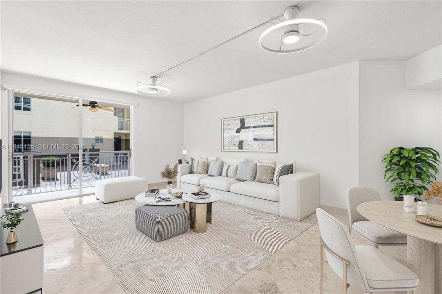 Beautifully maintained, move-in Ready 2BD/2BA lanai corner residence with marble flooring at The Courts, in the heart of South of Fifth. Just a 5-minute walk to the beach and marina, this bright and spacious unit offers tranquil garden views and quick access to the community's signature Grand Piazza pool and lush tropical landscaping. Located steps from world class dining, South Pointe Park and the best of Miami Beach. The Courts offers a full suite of resort Style-amenities, 2 pools, fitness center, spa, EV charging station and more. Includes 2 assigned parking spaces and a private storage unit. An exceptional value currently available for immediate occupancy in the building.