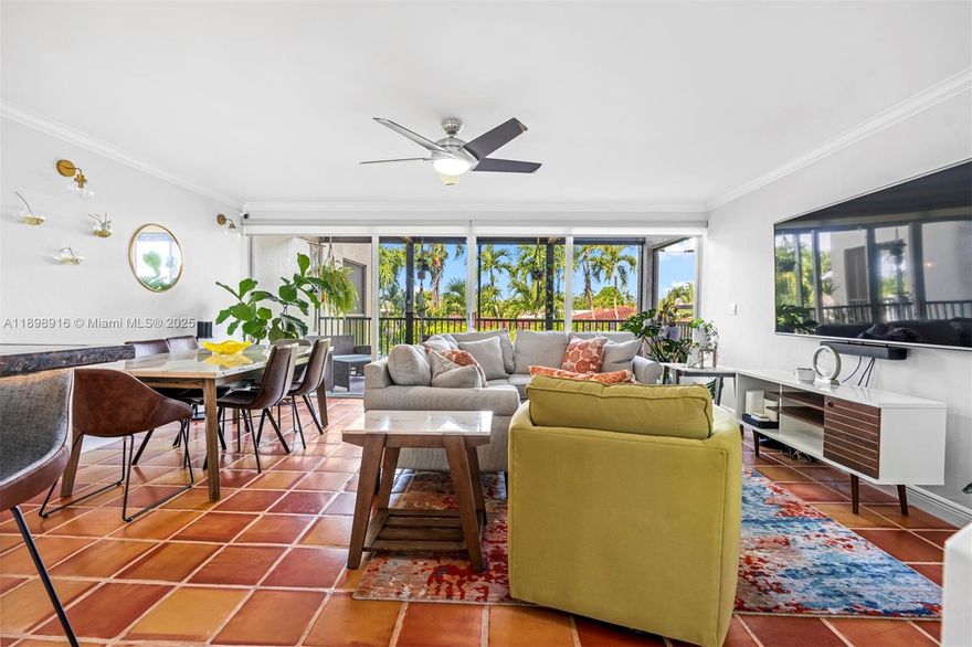 Bring your boat - no dock fees!! Spacious, corner unit, 2 bed/2.5 bath, 1498 sq ft townhouse w/ private dock incl! Open floorplan w/ large bedrooms, double enclosed balcony overlooking lush landscaping with a sneak view of the intercoastal. One of the few units with a private rooftop terrace. No Special Assessments 40-yr Recert completed.  New roof w/ $2.5M+ in completed repairs & upgrades. HOA funded. Washer/Dryer incl. Pet-friendly, 1 covered/1 uncovered parking.  2 Lighted tennis & pickleball courts, renovated clubhouse w/ pool, hot tub, gym, sauna, showers & generator. Boater’s paradise,  dock your 25-30-ft boat, power/water incl, docs maintained by HOA.  Minutes from ICW via 1 fixed bridge.