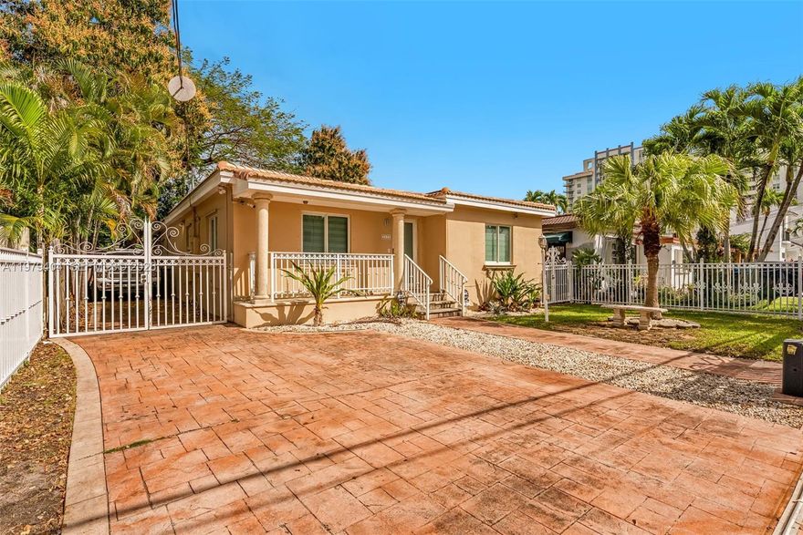 Charming single-family home in the desirable Coral Gate neighborhood near Miracle Mile and Coral Gables, featuring 3 bedrooms and 4 bathrooms, plus a spacious family room with its own bathroom, ideal for entertaining. Beautiful hardwood floors, new roof, and updated electrical.
The primary suite offers a private entrance, bathroom, and generous storage, creating a comfortable and private retreat. Additional features include impact windows and doors, a fenced yard, and side parking suitable for a small RV or boat.
Prime central location within walking distance to Miracle Mile, restaurants, and grocery stores.