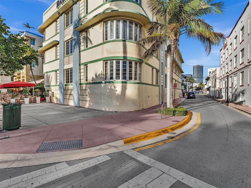 TURNKEY SHORT-TERM RENTAL OPPORTUNITY ON WORLD-FAMOUS OCEAN DRIVE
Own a prime corner unit in the iconic Barbizon Beach Club, a highly sought-after destination. Located directly across from the white sand beaches, this fully renovated, move-in-ready unit is legally approved for daily and weekly short-term rentals with no restrictions, making it an excellent income-generating investment. The bright and spacious unit features a large bay window that fills the living space with natural light, hurricane-impact windows, central A/C, and tiled floors. The well-managed building offers secured entry and a front desk attendant.
Just steps from the beach and all that South Beach has to offer, this is the perfect investment property or vacation retreat with high revenue potential!
