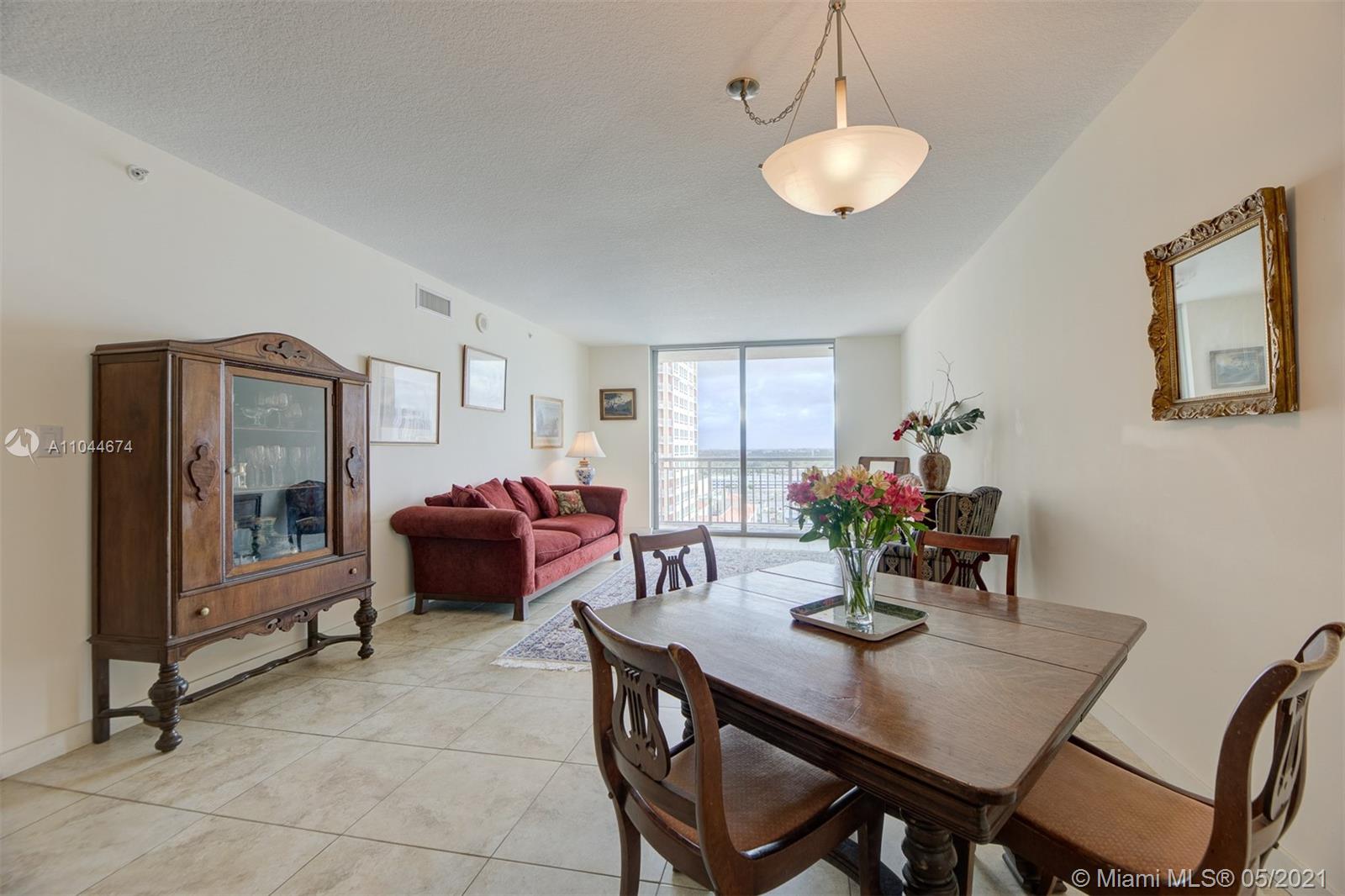 The condo that has it all on the 12th floor of Metropolis I! This 2 bedroom/ 2 bath condo has immaculate views stretching from the Miami Skyline to Biscayne Bay, a den that can be converted into a third bedroom, high ceilings, impact windows, walk-in closets, and in unit washer/dryer! As you enter the condo: to your left, a european kitchen with granite countertops, stainless steel appliances and laundry room. To your right, an open and bright living space leading to a beautiful balcony.
Location is unmatched. Walking distance to public transportation (Metrorail), Dadeland Shopping Mall, and a countless number of dining options/restaurants.
Full service building with gym, pool, management on site, concierge, valet.