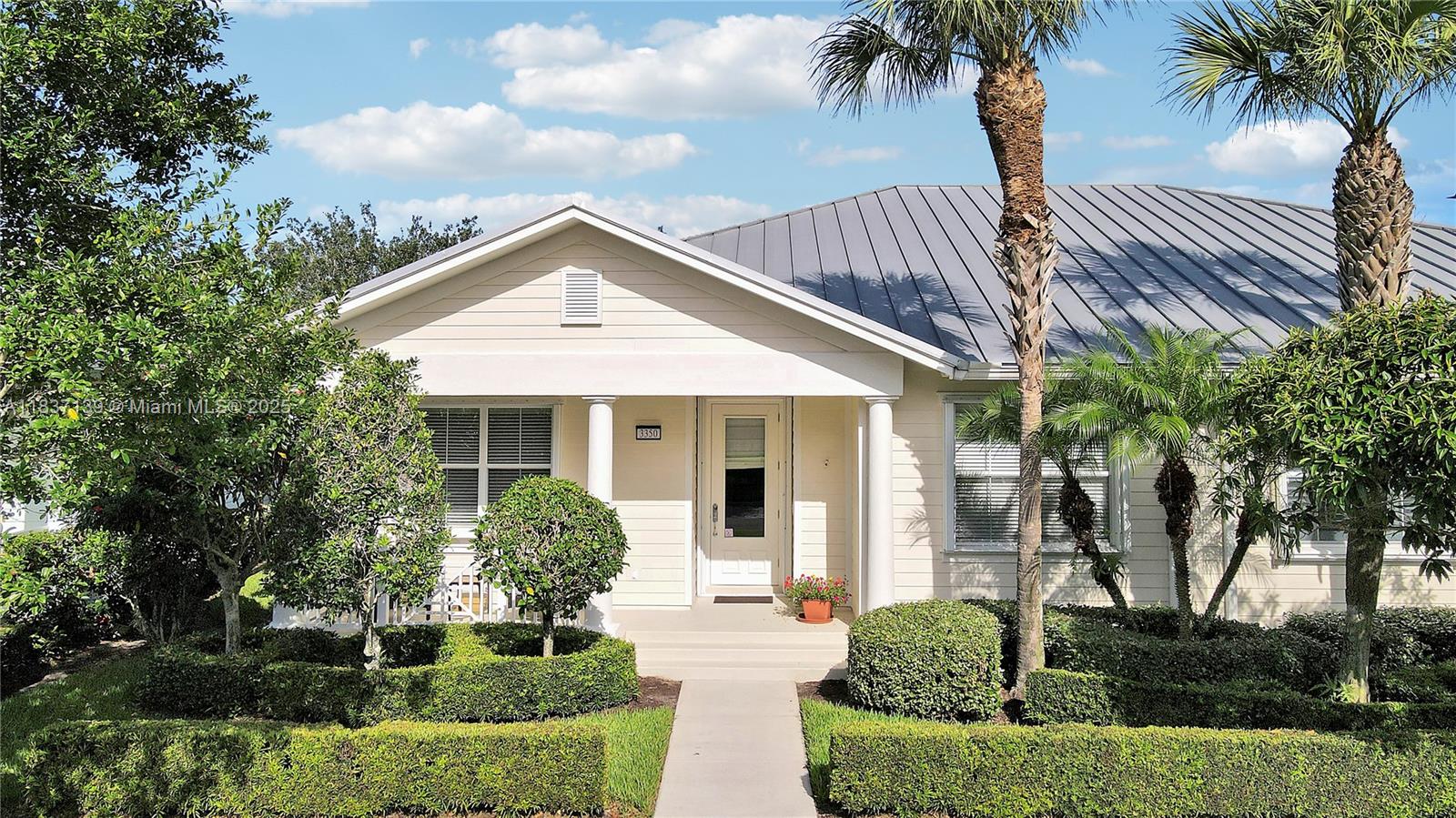 A rare opportunity to own the highly sought-after Gulfwind model in Mallory Creek at Abacoa—last available in 2020! This beautifully maintained 1-STORY Key West-style villa offers 3 bedrooms, 2 bathrooms, 2-car garage, with an open concept allowing beautiful natural light throughout the home. Enjoy full storm protection, large kitchen overlooking a lush, fully fenced backyard, and a spacious primary suite with two generous closets. Relax on the charming front porch with views of the community green space. Mallory Creek residents enjoy two pools, clubhouse, gym, billiards room, and vibrant neighborhood events—plus all the shopping, dining, and entertainment of Downtown Abacoa and the pristine beaches of Jupiter just minutes away.