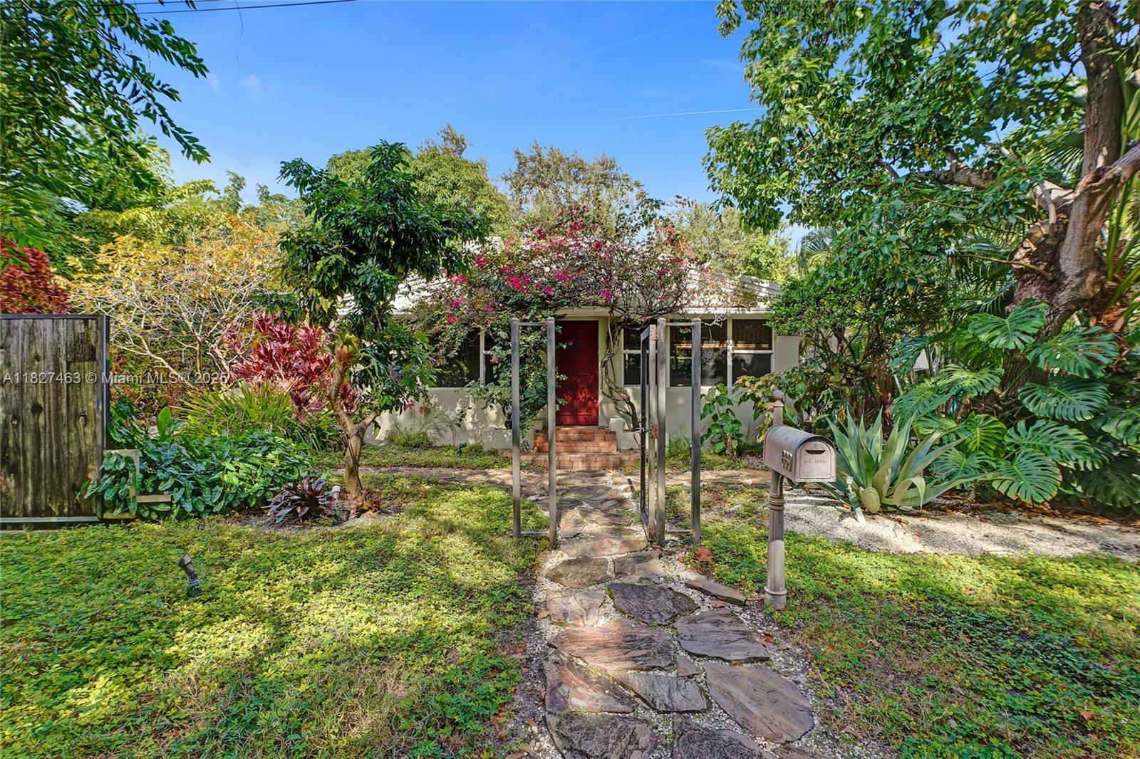 Welcome to this charming 2/2 historic home in the exclusive, gated Morningside community—just minutes from the Design District, Downtown, and Miami Beach. Fully furnished with high-end pieces, this warm, vintage-inspired home features a fully equipped kitchen, washer/dryer, luxury linens, and artisanal soaps. Enjoy the shared backyard with a BBQ grill and lush surroundings. Morningside is a 44-acre park that offers running trails, tennis, paddleboarding, and tree-lined serenity. There is a guesthouse studio also available in the backyard—ask for details!