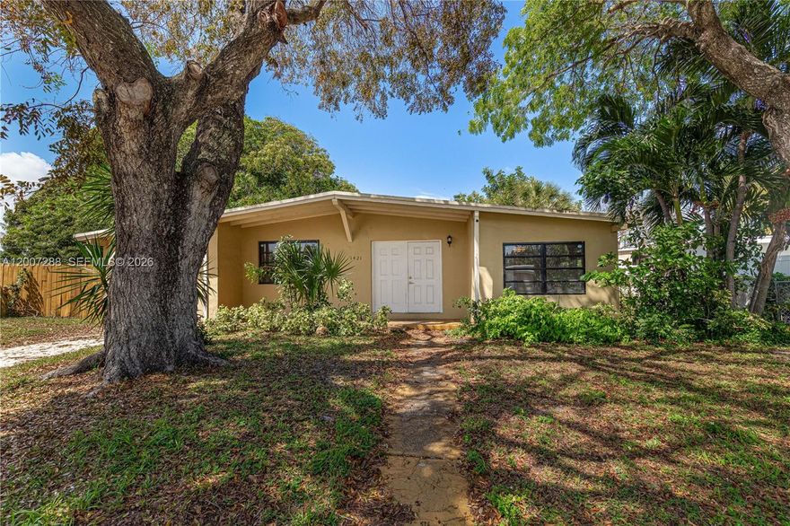 Now Available in Pompano Beach Highlands! Come see this charming Home consisting of 4 bedrooms, 2 bath, 828(sqft), -clean residence with a spacious layout and great back yard! This is the perfect home for those looking for space and best of it’s move in ready. Property is being sold “as-is” with right to inspect. New Paint inside and outside, new roof being installed!! It is the buyers and buyer’s agent responsibility to verify all room measurements, utilities info, lot size, schools zoning, building addition permits, building materials, along with all property information in this listing. All room measurements and dimensions are estimates.