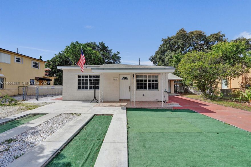 Turnkey income-producing duplex with flex space on a quiet cul-de-sac in one of Miami's most sought-after rental corridors. Every unit was fully renovated in 2023 with quartz countertops, stainless steel appliances, sleek updated bathrooms, LVP flooring, recessed lighting, and modern fixtures throughout. The infrastructure got the same attention: cast iron pipe lining, cloth wire removal, and new water heaters in every unit. The back unit features impact doors and an insulated terrace ceiling. Each unit has its own laundry hookups, 3+ dedicated parking spaces, and separate living areas that tenants love. All three units are currently leased and producing $7,750/mo in gross rent with established rental history. This property cash-flows from day one. The roof was done in 2010, the property sits in Flood Zone X, and it's connected to city sewer. Location is everything here. One block to Kinloch Park Elementary and Middle School, four blocks to Presidente, three blocks to Flagler and Le Jeune, and just two miles to MIA Airport and Coral Gables. For investors looking for a fully renovated, fully leased asset in a neighborhood that rents fast and keeps tenants, this is it. All information deemed reliable but not guaranteed.