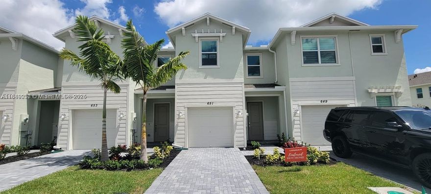 Brand-new townhome with serene lake views in the exclusive Veranda Landings community of Port St. Lucie. This modern 3-bedroom, 2.5-bath residence features a smart and functional layout with stainless steel appliances, washer and dryer, window blinds throughout, and an attached one-car garage. Relax in your backyard overlooking the peaceful lake, or enjoy the community’s prime location near shops, dining, and the soon-to-open Florida Coast Medical Center, with quick access to the Turnpike and I-95. Veranda Landings offers a tranquil residential setting, quality amenities, and the lifestyle that makes Port St. Lucie one of the most desirable places to live.