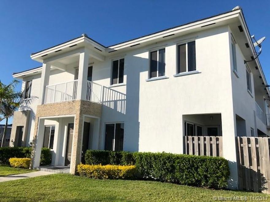 Beautiful Townhome in Mosaic, located in Venetian Parc w/Extensive Modern Luxury including Distinct Architectural Details like Stone Facades, Large Family Room, Volume Ceilings, Spacious Balcony/Loft, Roman Tub, Walk-In Closets, 2 Master Bedrooms, Covered Patio & 1 Car Garage. Community Features:Exquisite Infinity Pool, Cabanas,Children Playgrounds, Fully Equipped Gym, Ballroom & Plenty of Parking for Your Guests. Property is available 12/1/17, however, you must be approved by the association to move in. Must Provide Copies of: 3 months of Paystubs, Florida ID, Social Security Card, Length of Current Employment, Date of Birth & Lease Documentation. Please email all documentation from all individuals whom will be residing in the property directly to lisiting agent. Request Appt at A10375569