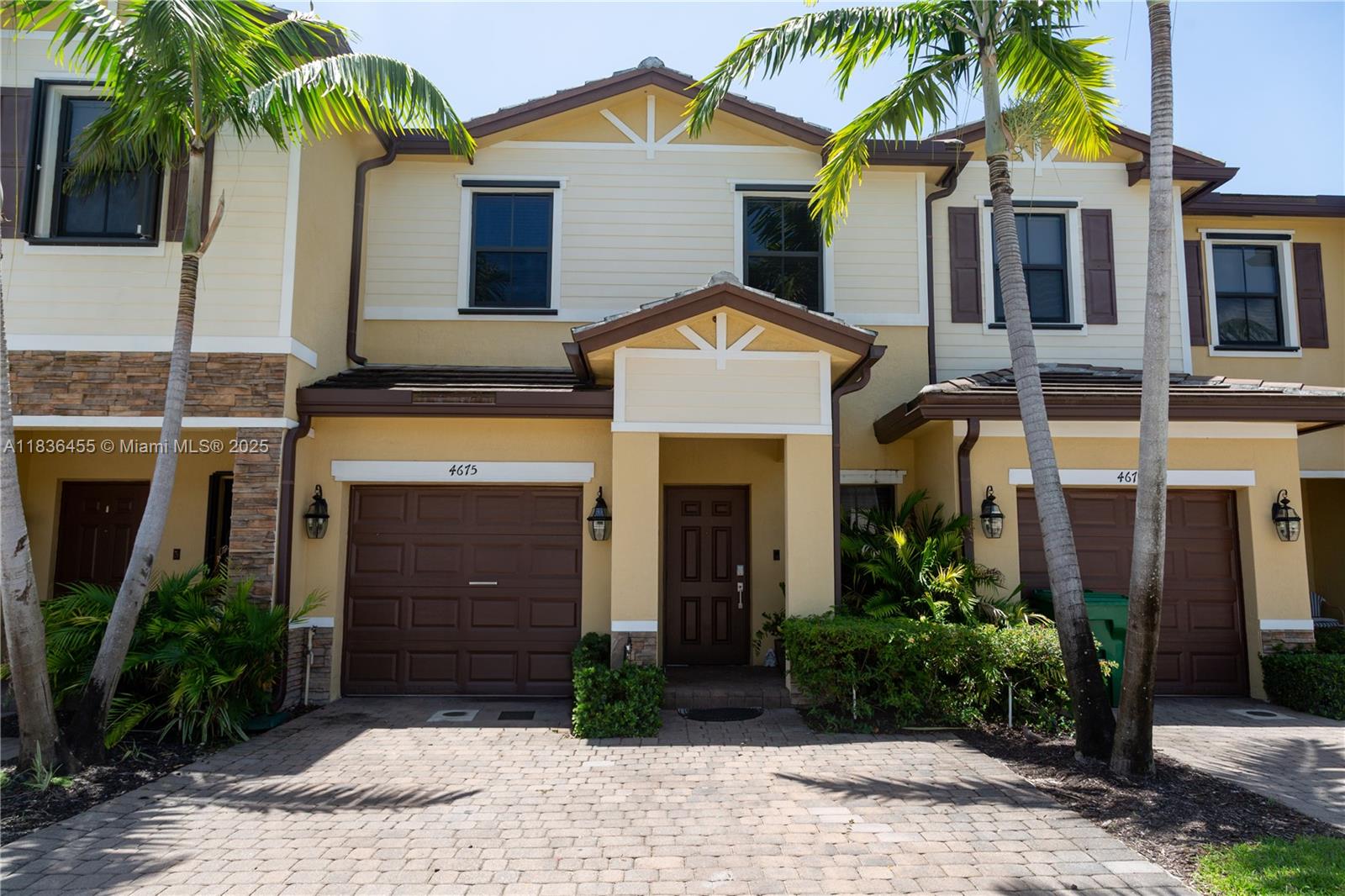 Experience modern living in this beautifully maintained 3-bedroom, 2.5-bath townhouse in sought-after Palomino Lake, Davie. Built in 2020, this spacious home features 1,610 sq ft of living space, a 1-car garage. The open-concept layout includes a bright kitchen with modern finishes, stainless steel appliances, and bar seating, flowing into a generous living and dining area. Upstairs offers two oversized bedrooms, each with ample closet space and en-suite baths. Additional features include impact windows, ceramic tile downstairs, plush carpet upstairs, and upstairs laundry. Located near highways, shopping, dining, and top-rated schools. No HOPA. Minimum 1-year lease allowed. Ideal for homeowners or investors alike!