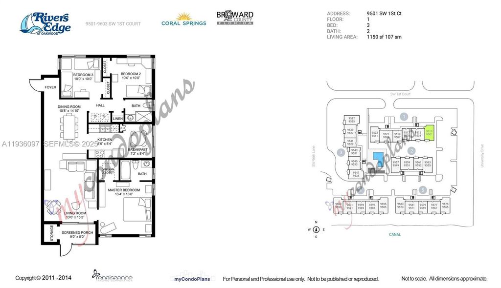 Photo of 9501 SW 1st Ct #9501, Coral Springs, FL 33071 (MLS # A11936097)