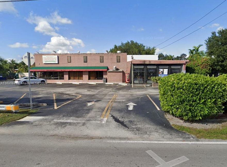 This property is a unique value-add opportunity, currently home to the well-established Mama Jennie's Italian Restaurant, a local favorite for over 40 years. The site encompasses four folios, totaling 40,329SF of land. It features a 3,859SF restaurant building with a fully permitted kitchen and bar, as well as an additional 628-square-foot structure used for office and storage. There is also significant development potential here. Under Miami-Dade County’s Live Local Act, the site could support a sizable project, including up to 250 residential units per acre for workforce housing and ground-floor retail.