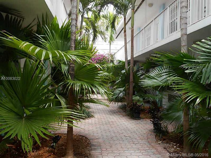 Enjoy South Beach living in this spacious studio in Beautiful Art Deco gem. Tree lined street within steps to the beaches, shopping, and Flamingo Park.   Tropical garden and courtyard.   tiled floors, walk in closet, gas range. 
Bathroom was recently renovated, new air conditioner wall unit.  Apartment is partially furnished.