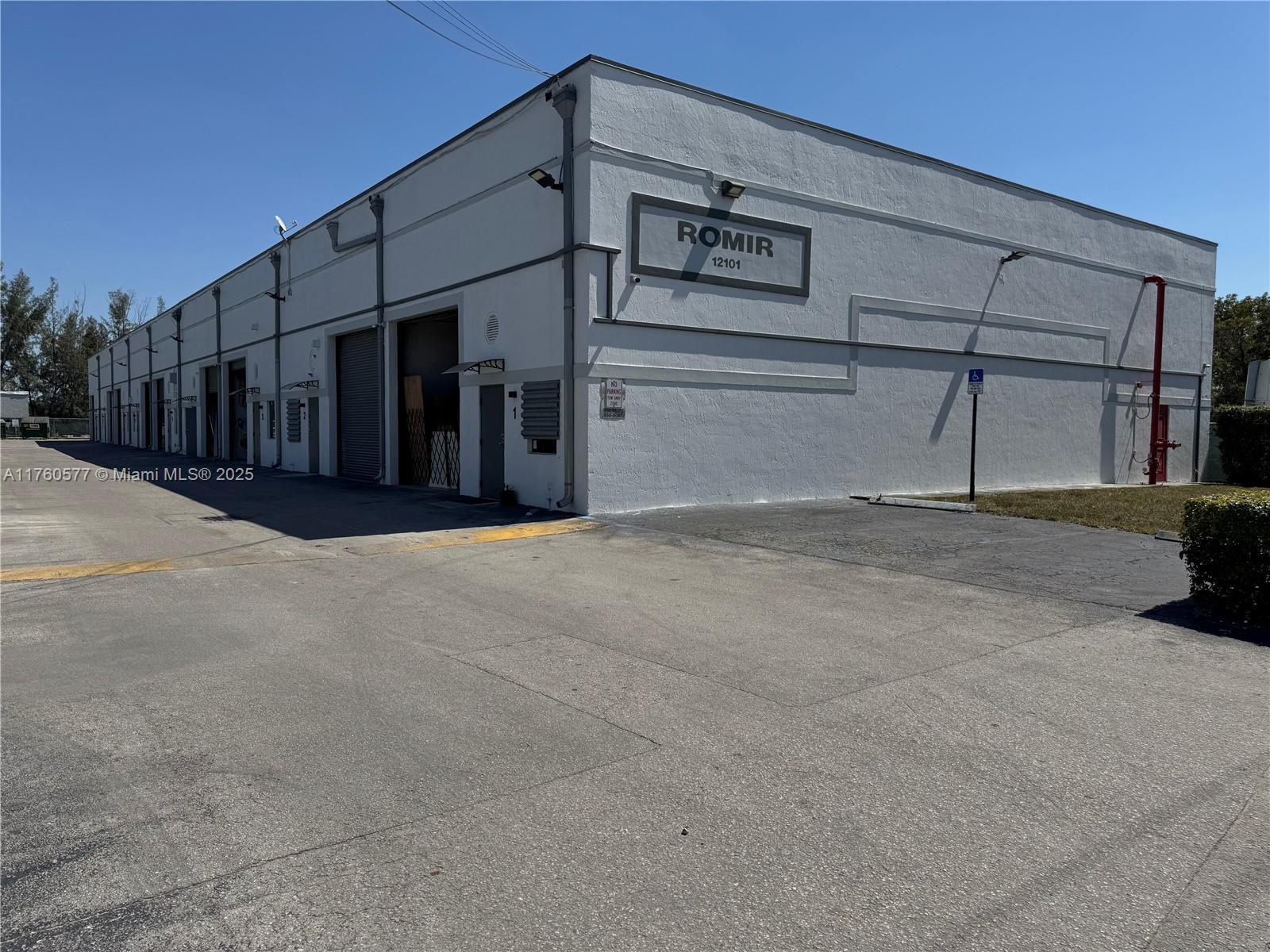 The following property has approximately 2000 square feet of Industrial/warehouse and is located in a prime central location close to the turnpike, I-95, US 27 and the Palmetto. The office has 3 assigned parking spaces as well as visitor and handicap spaces. Office has Central A/C, it has 3-phase, 110 volts, 22-height clearance, and 12x12 street level loading door. This property has Security cameras, LED outdoor lighting and a gate. Do not disturb the tenant.