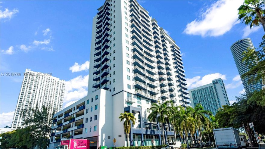 Experience elevated city living from this exceptional high-floor residence featuring dramatic panoramic views of Biscayne Bay, the Miami skyline, and the Port of Miami. Start your mornings with stunning eastern light and end the day with unforgettable sunset scenery from your private sanctuary above the city. Positioned in the heart of Downtown Miami, this home offers a unique vantage point to witness the area’s dynamic evolution and its newest signature architectural masterpiece. Property is tenant-occupied with a lease in place through October 15, 2026.