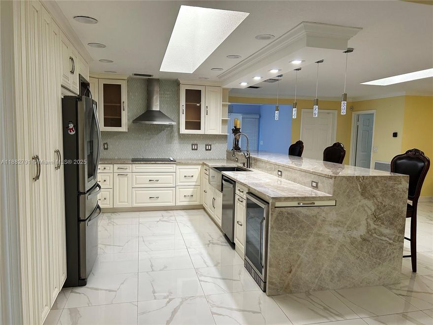 Enjoy luxury living in this beautifully upgraded Coral Springs home featuring a private pool and basketball court. Inside, you’ll find two large living areas, beautiful tile flooring, and a modern kitchen with stainless steel appliances. The home offers 3 full bathrooms, a huge master suite with sitting area, and skylights that bring in natural light. With ample parking, a 2-car garage, and hurricane protection, this home is both comfortable and convenient. Perfect for those seeking space, style, and a touch of luxury in a quiet neighborhood. Flexible leasing options available, including short-term rentals, corporate leases, and accommodations for travel nurses or executives. An ideal opportunity as we approach the holiday season.