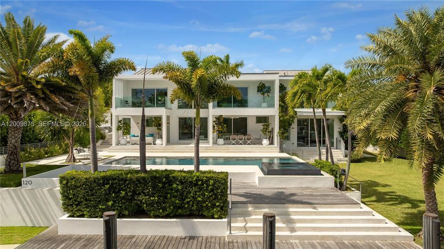 Embodying a true resort lifestyle, this rare Key Biscayne waterfront residence is defined by its extra-long, 134 ft water frontage and its elegant private ipe dock with direct canal-to-ocean access. The contemporary home, extensively rebuilt in 2018, is move-in ready, featuring 6 bedrooms, refined finishes, and tailored wood floors throughout. Outdoor living unfolds effortlessly with a sleek pool and spa and inviting spaces for intimate lounging, open-air dining and entertaining. Minutes from golf, tennis, padel, a protected state park and beaches, and within easy reach of Brickell, Coconut Grove, and Miami Airport. Nothing to add. Everything to enjoy. A MUST SEE.
