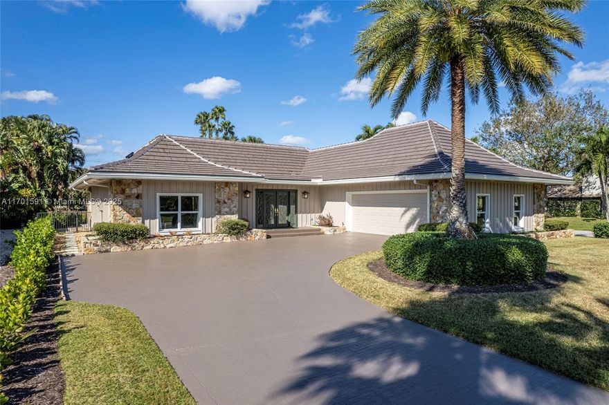 Nestled within the prestigious PGA Resort Community, this freshly redesigned 3/3, golf/water frontage home offers the perfect blend of luxury, comfort, and style. Open floor plan, large great room w/vaulted ceiling and extensive Maple/Dove White cabinetry - classically combined for tranquil Florida living. Light-filled 9 ft. ceilings throughout. Secluded office with private patio and entrance plus expansive travertine poolside patio with long golf views.  Enjoy peace of mind: CBS construction, new roof with solar attic fan and SWR, new gutters, impact resistant windows, new plumbing, two new AC systems. Check the 3D virtual tour for details. Must see!