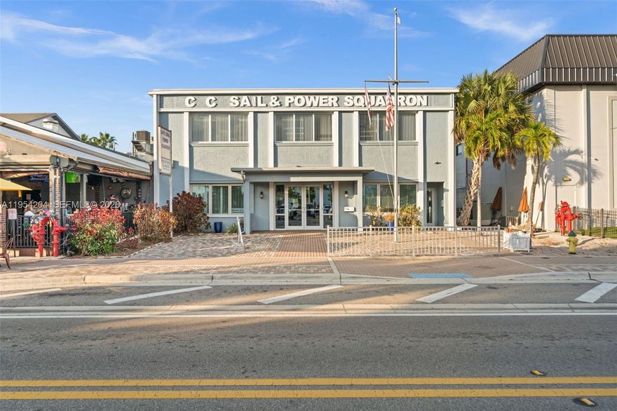 For Sale – Prime Downtown Cape Coral Opportunity

Located in the heart of Cape Coral’s vibrant and rapidly growing downtown entertainment district, this well-maintained landmark building offers an exceptional opportunity for investors, owner-users, or developers seeking a high-visibility commercial asset. The approximately 8,600 sq ft, two-story concrete building is thoughtfully configured to support a wide range of uses.

The first floor is currently operated as a banquet hall and features a full commercial kitchen with pantry, conference room, reception/office area, four restrooms, and ample storage—ideal for events, hospitality, restaurant, or adaptive commercial use. The second floor includes three large classrooms, additional office space, and two restrooms, making it well suited for professional offices, education, medical, wellness, or co-working space.

The building offers two separate entrances and stairways, allowing the floors to be easily separated—perfect for an owner to occupy one level while leasing the other. Ample front and rear parking is a rare downtown advantage.

Recent capital improvements include a new roof (2023), new AC units, impact-resistant glass, and new flooring and ceiling tiles on the second floor. The seller may consider financing options and a partial leaseback, offering immediate income potential. Prime location, flexible layout, and strong construction make this a rare downtown Cape Coral opportunity.