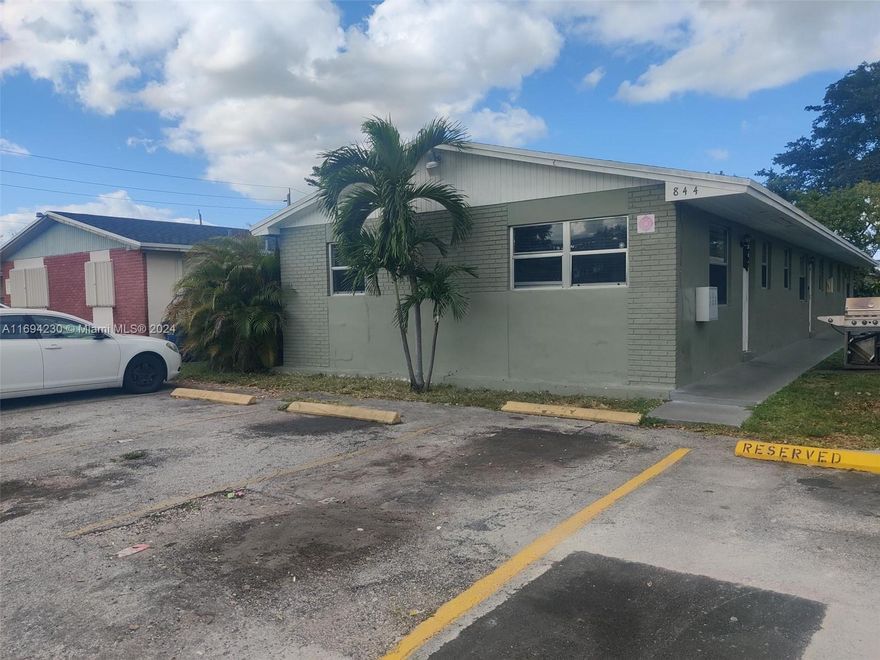 Nice triplex -Income property- a GREAT opportunity for investors in the heart of the beautiful Hallandale Beach (GREAT RETURN ON INVESTMENT) Total monthly rental income of $5270/month. Bldg. is recently painted- new roof (two-year-old) all electrical panels have been replaced, and new air conditioning units recently installed in all three units. Property is well located near major HWYs (I-95/ Turnpike. Less than 2 miles away from Aventura mall and other major shopping centers and schools. Tenants pay their electric bills (individual meters) - owner pays for water- trash removal and landscaping. If you have question, please call listing agent.