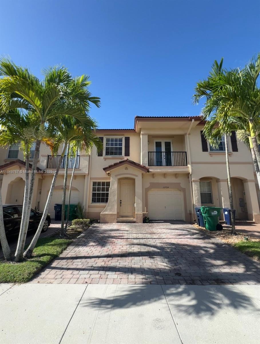 Welcome to this beautifully maintained 2 story townhouse offering 3 bedrooms 2.5 bathrooms, all thoughtfully laid out across 1670 square feet of living space. Freshly painted and move-in ready, this home features durable ceramic tile flooring throughout- easy to maintain and perfect for South Florida living. All bedrooms are located upstairs, providing privacy and a quiet retreat from the main living areas. Enjoy a spacious floor plan ideal for both relaxing and entertaining. Don't miss the opportunity to own a solid, comfortable home in a desirable area. Enjoy access to a clubhouse, fitness center, sparkling swimming pool, kids playground and more