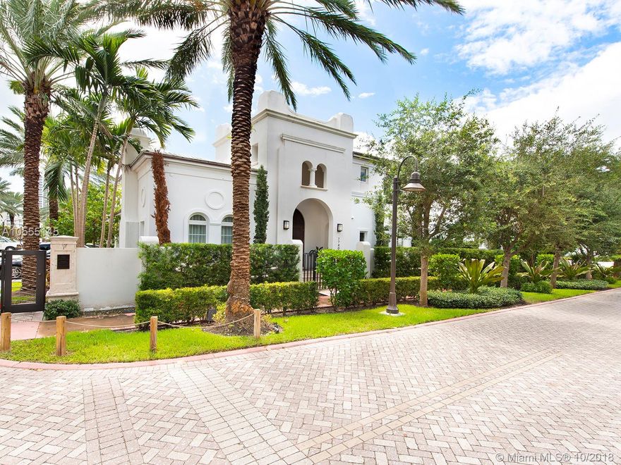 Stunning Mediterranean home located in a gated community on Miami Beach just steps from the sand.  This pristine villa boasts 4bdrms 4.5 baths including a guest/maid quarter separated from the main home.  The French doors throughout open up to courtyards and balconies inviting tons of light to enter, yet very private and quiet to enjoy family or guests.  The outdoors include airy poolside living, dining and lounge areas with a summer kitchen. Enjoy the rooftop sun deck suitable for watching the stars or hosting some friends while embracing the breathtaking sounds and views of the ocean. 2010 construction with high quality finishes and high ceilings with double-height ceilings in the family room. Altos Del Mar is comprised of 22 lots with beach access in Miami Beach.