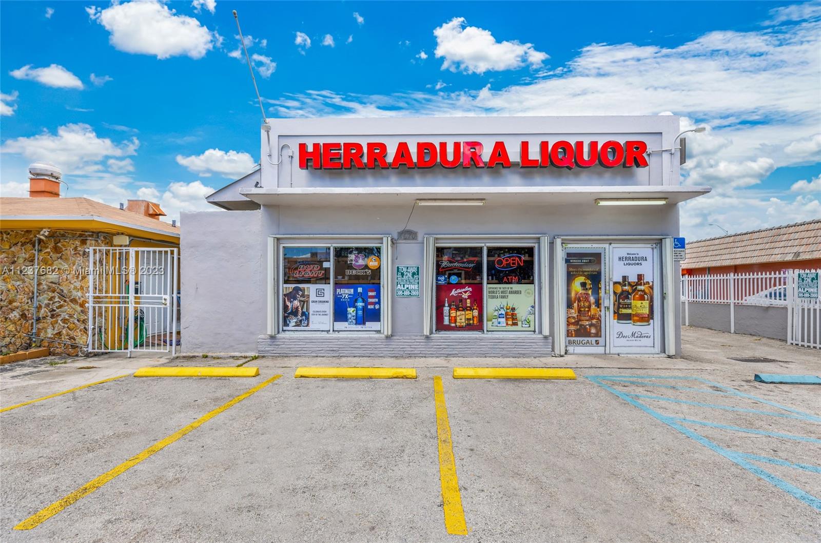 DOWNTOWN HIALEAH Retail with established liquor store. 2,027sf building on 6,480sf lot, fronting Hialeah’s most vibrant mixed-use corridor, Palm Ave. Several new projects in the immediate vicinity are bringing new vitality to this area, which has long stood as one of Miami’s most solid middle-class industrious neighborhoods. Current tenant is month-to-month, so can be re-signed for $4,500 gross per month, or new owner can occupy the liquor store themselves or re-position for another use.