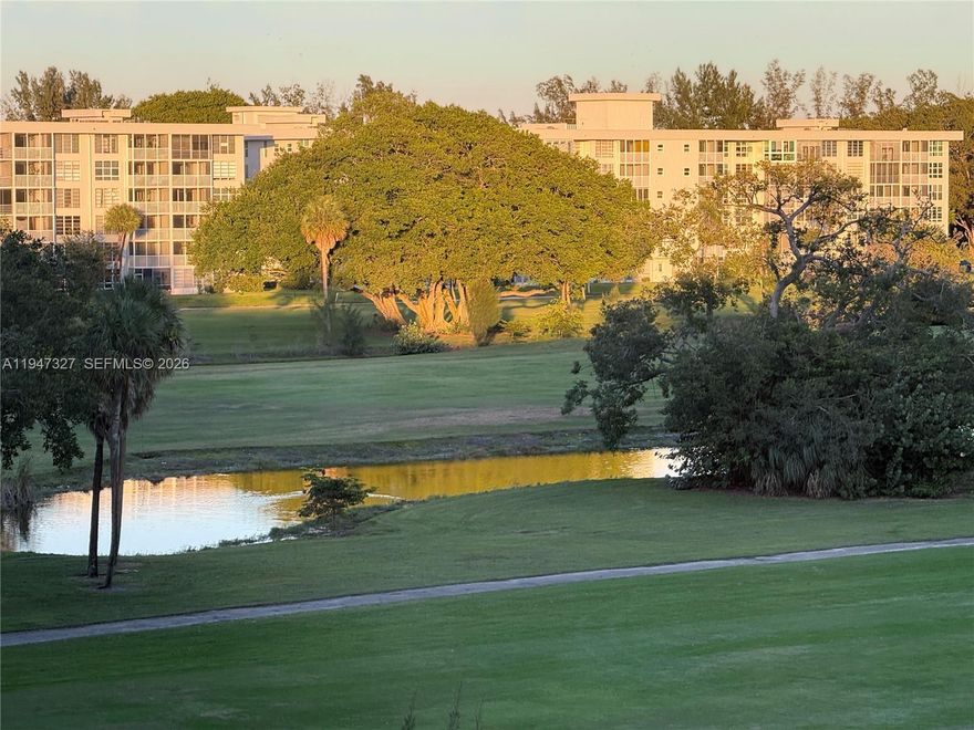 Beautiful apartment on the 5th level with an amazing view of the golf course.Very tranquil, spacious apartment with upgraded kitchen and bathrooms.Please contact Michael Carlin or text to 305-510-2008