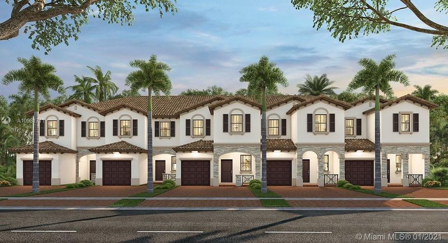 Don’t miss Siena Creek, a new townhome community in South Miami-Dade nestled in the corner of US-1 and S.W. 232nd Street, featuring five townhome floorplans with 3 to 4 bedrooms. With lush landscaping, designer kitchens, expansive patios, attached garages, and a convenient location near major roadways, Siena Creek is the perfect community for young couples and families. Take advantage of pre-construction pricing and reserve your preferred home site!