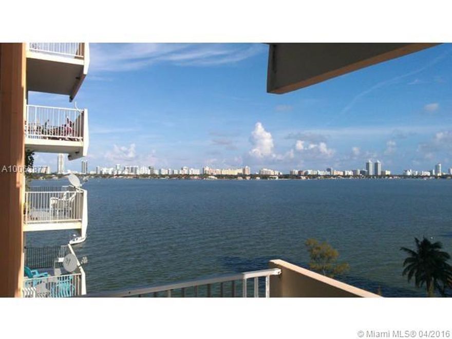 LOCATION!!! DONT MISS ON THIS BEAUTIFUL APARTMENT WITH GORGEOUS WATER VIEWS NEAR RESTAURANTS, SCHOOLS, SHOPS, ONLY A COUPLE OF BLOCKS FROM MIAMI BEACH!!! BUILDING HAS GREAT GYM AND POOL!!!