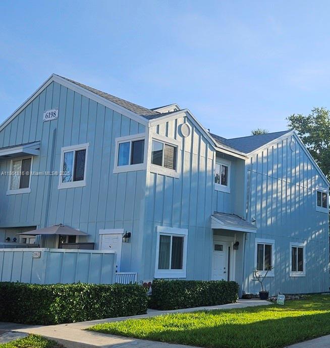 2 Bed 2.5 bath townhouse in a boaters paradise. Many upgrades included - Impact Windows and Doors 2024 (transferable lifetime warranty), Roof/Gutters 2024, Garbage Disposal 2024, Washer and Dryer 2022 (2nd floor laundry), Dishwasher and Stove 2023, Refrigerator 2021, Hot Water Heater 2021, Porch rescreened 2020. Quartz counters in kitchen & half bath. New lighting and ceiling fans throughout. The community offers 3 pools, 4 docks on the Loxahatchee River, Private Boat Ramp with Ocean Access, Boat Storage (low fee $160 yearly), Kayak Storage, Playground, Tennis and Pickleball Courts. Dog friendly neighborhood with a dog park within walking distance. This is a spacious end unit with lake views and lots of green space all around your home and screened in patio. Covered parking space.