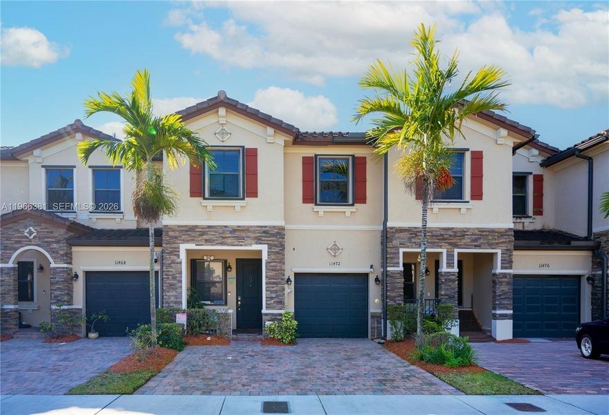 Beautifully maintained townhouse in the desirable Coco Palm Estates community featuring elegant tile flooring throughout and a bright, open-concept layout. The spacious interior offers comfortable living and dining areas, well-proportioned bedrooms, and a private outdoor space ideal for relaxing or entertaining. Located near major highways, shopping, dining, and everyday conveniences, this move-in ready home offers both comfort and accessibility. Well-kept community with amenities and low HOA. Easy to show—schedule your appointment today.