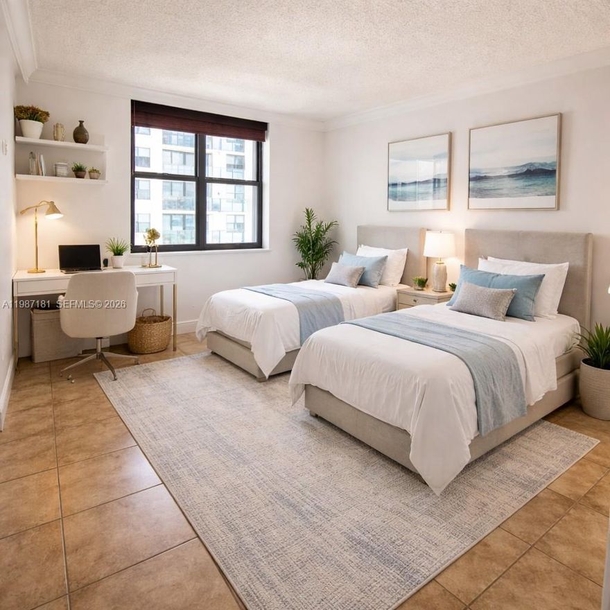 Experience beachfront living in this spacious corner 2-bedroom, 2-bath + den residence located directly on the ocean in Hollywood Beach. Offering 1,400 sq ft, this is one of the largest floor plans in the building, featuring a flexible den that can be used as a third bedroom or home office. The layout offers a bright and open living/dining area with access to a private balcony where you can enjoy ocean views and refreshing ocean breezes.

Full-service oceanfront building with resort-style amenities including 2 swimming pools, beach service, restaurant, 2 fitness centers, social hall, billiards room, card rooms, library, business center, beauty salon, and valet service.

Enjoy the ultimate South Florida lifestyle just minutes from Hollywood Beach Broadwalk, dining, shopping, airports, and major highways. Ideal as a primary residence, vacation home, or investment opportunity. Live where others vacation and wake up to the sound of the ocean every day.
Vacant and easy to show. All Amenities, Cable Tv, Elevator, Internet/WiFi, Landscaping/Lawn Maintenance, Manager, Parking, Pool Service, Security, Sewer, Trash Removal, Water