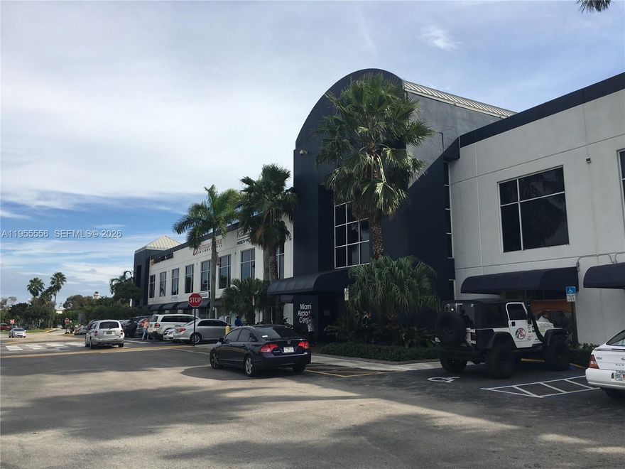 Versatile 505 SF second-floor office space, ideal for investment or owner use in any market condition.

Located within the Miami Airport Center, a master-planned business park at one of Miami-Dade County’s most prominent intersections and just steps from Doral, the property offers excellent connectivity, visibility, and convenience. Amenities include 24/7 access, nighttime and weekend security, ample on-site parking, attractive landscaping, and a professional, community-oriented office environment.

Situated at the intersection of NW 25th Street and the Palmetto Expressway, just minutes from Miami International Airport and major highways, this location provides an exceptional blend of accessibility, functionality, and long-term value.