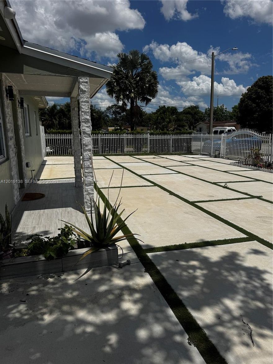 Great opportunity in the heart of Miami Gardens! This single-family home offers 3 bedrooms, 1 bathroom, and nearly 2,000 SQFT of total area on an oversized 8,250 SQFT lot. Ideal for investors or buyers looking to customize and add value. Centrally located near major highways, schools, shopping, and parks. Excellent potential for rental income or long-term appreciation.