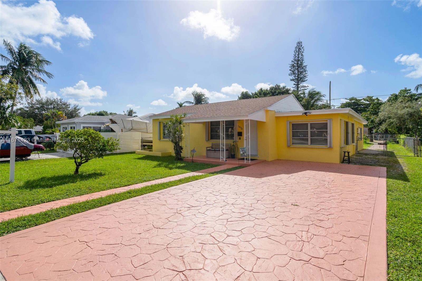 Charming 2-bedroom, 1-bathroom single family home located in desirable North Miami! This home features a beautifully updated kitchen with brand-new cabinets and appliances, and a newly installed roof. The spacious 8,100 sq. ft. backyard offers endless possibilities for outdoor activities. Inside, enjoy a cozy family Living room and an additional room with its own private entrance that can be used for an office, gym, game room, or even an extra bedroom. With ample parking and close proximity to schools, shopping, and major highways, this home offers both convenience and versatility. A must-see!