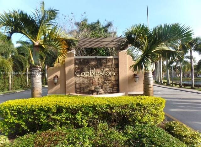 Beautiful 2 Bed/2.5 Bath Townhome in Cobblestone! Live in style and comfort in the sought-after Cobblestone community of Pembroke Pines! This Spacious townhome offers modern living in a gated, resort-style neighborhood w/fantastic amenities. 2 spacious bdrms w/ensuite baths, 1/2 bath for convenience, lrg living/dining area. Modern kitchen with stainless steel appliances & granite countertops, In-unit washer & dryer, Private balcony, 1 assigned pkg space, guest pkg. 24/7 gated security, Clubhouse & resort-style pool, Fitness ctr, Children play areas, Parks, Fountains & Lush landscaping. Minutes from I-75, shopping centers, restaurants, and top-rated schools. Don't miss this opportunity to live in one of Pembroke Pines' most desirable communities! Credit Score 650+. No Pets, No Smoking.