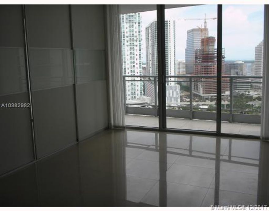 Wonderful bay and River views. Walking distance to Financial District, Merrick Brickell Village & Brickell City Center Stainless Steel appliances, slinding doors to bedroom. One parking spaces. Great amenities, nice gym, playground & green areas. Gated community. Easy access to I-95. Valet parking . Contact listing agent for showings.