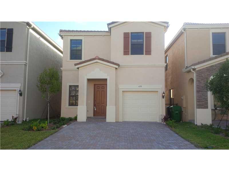 GORGEOUS HOUSE 4BED 2.5BATHS BRAND NEW CONSTRUCTION "AVENTURA ISLES" HOUSE NEVER BEEN OCCUPIED!OPEN KITCHEN, GRANITE COUNTER TOPS, S/S APPLIANCES, ELEGANT BATHROOMS,LAUNDRY ROOM WASHER AND DRYER,LOTS OF CLOSETS, NICE BACK YARD,ONE CAR GARAGE, GATED COMMUN ITY**"PRESENT OFFERS**"READY TO MOVE IN**EASY TO SHOW**ON LOCK BOX**FOR SHOWINGS PLEASE SEE BROKER REMARKS**
