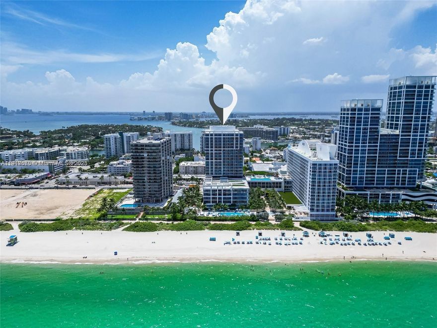 ntroducing the ultimate luxury living experience in the Carillon South Tower: a stunning flow-through unit that redefines coastal elegance. This exquisite NE corner unit boasts breathtaking direct ocean views alongside expansive vistas of the intracoastal, offering a serene backdrop for your everyday life. Step outside to enjoy the best of both worlds with spacious balconies perfect for sunrise coffee or sunset cocktails. Inside, the unit exudes modern sophistication with gleaming white wood flooring, sleek Italian-made cabinetry, and top-of-the-line Miele and Sub-Zero appliances in the gourmet kitchen. As a Resident of the Carillon you will enjoy a state-of-the-art fitness center, swimming pools, spa and a variety of wellness programs.